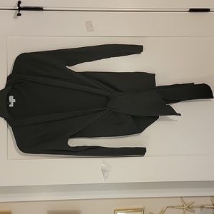 Tie around bottom sweater sz lg Joseph. A.